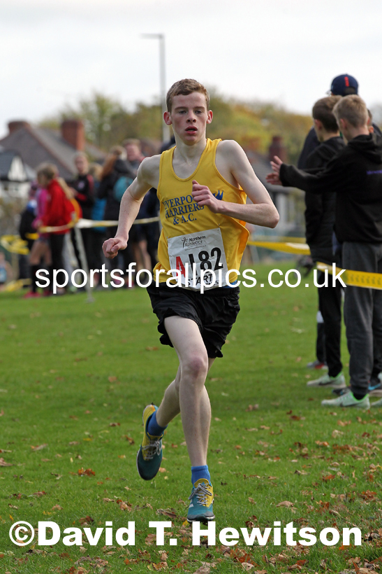 Mens under-17s Northern Cross Country Relays, Graves Park, Sheffield. Photo: David T. Hewitson/Sports for All Pics